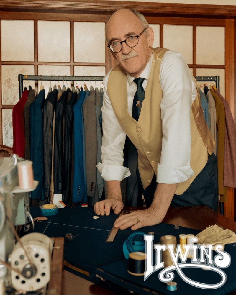 Billy Irwin the Travelling Tailor - made to measure suits and garments for men.